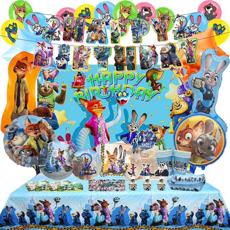 Zootopia Party Games - Decorazioni per Festa di Compleanno Zootopia,