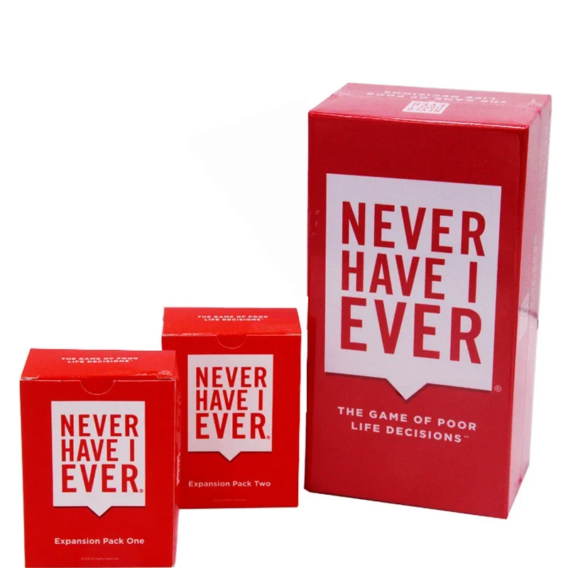 Party Games Never Have I Ever - 550 carte mai ho mai Deluxe