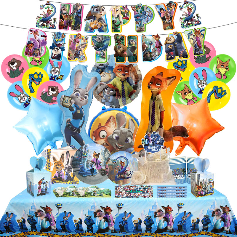 Zootopia Party Games - Decorazioni per feste di compleanno a