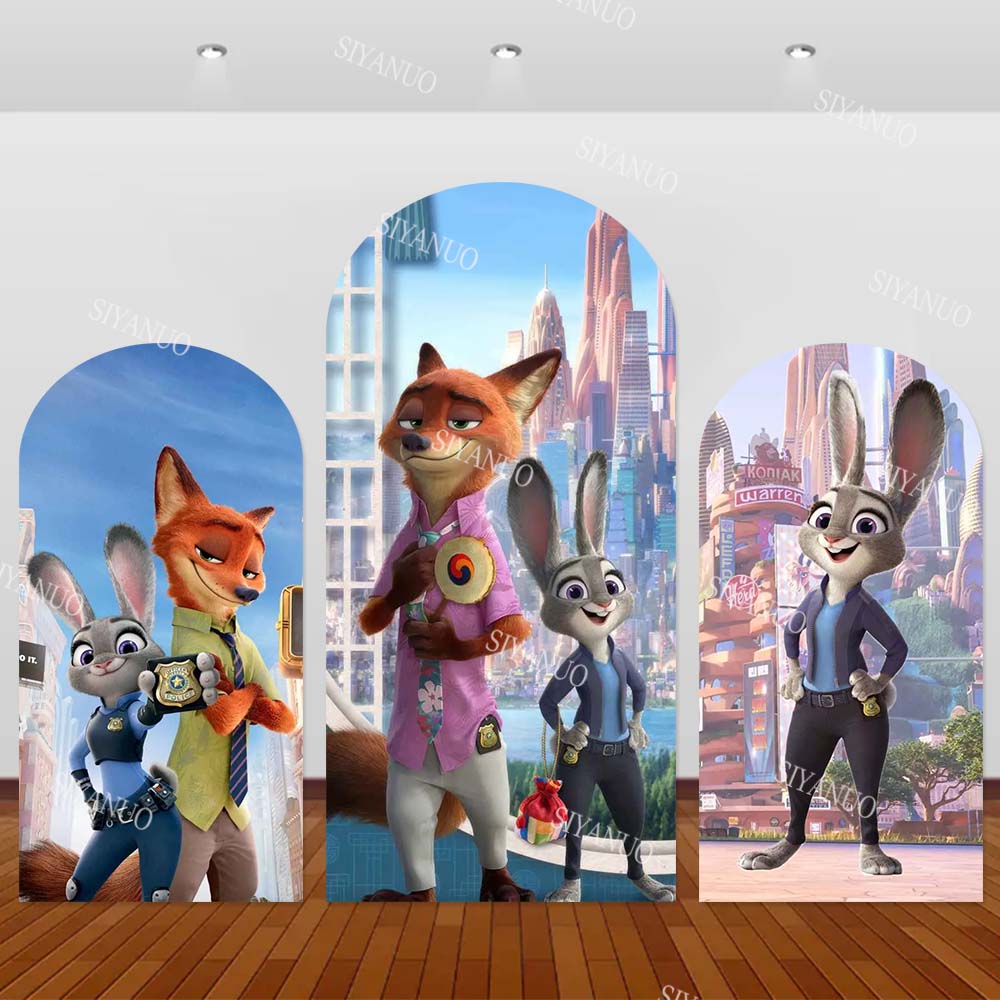 Zootopia Party Games - Sfondo per Festa di Compleanno per