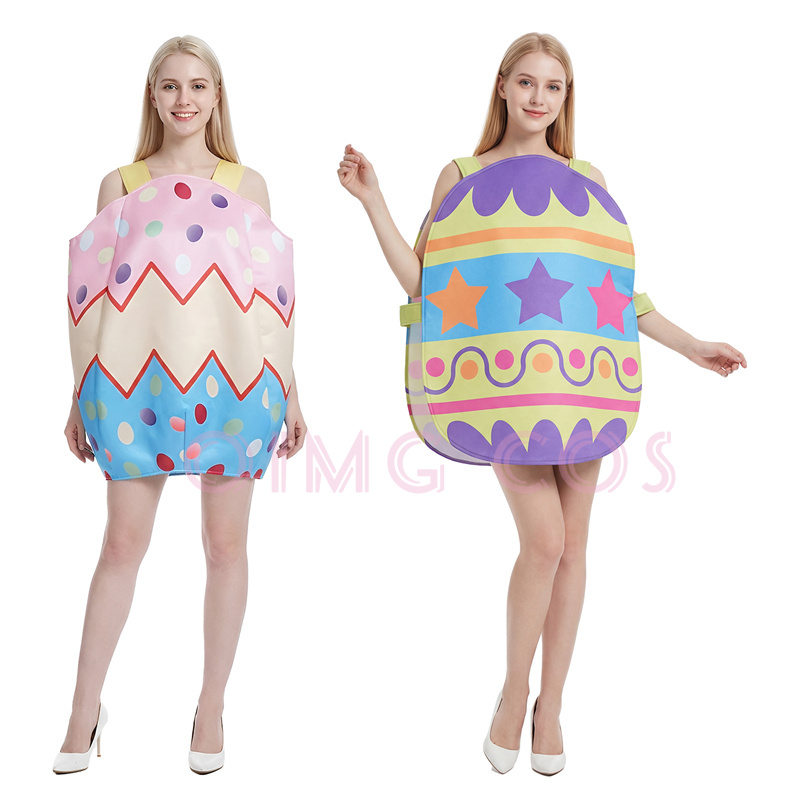 Party Games Easter Egg - Costume di Halloween per cosplay, festa