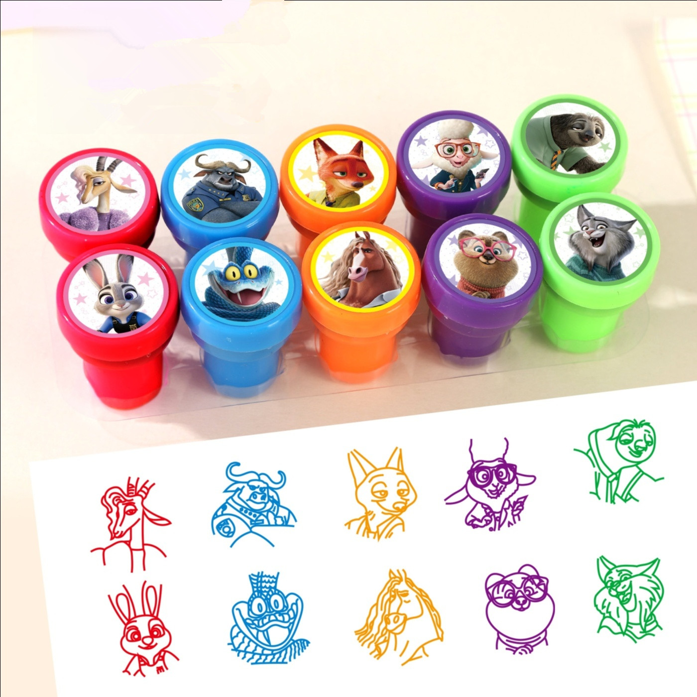 10 Pezzi Timbri per Bambini Zo - Zootopia Party Games recensione e prezzo
