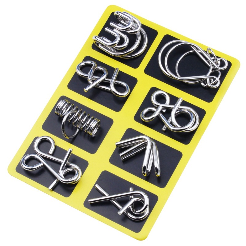 Set di 8 Puzzle in Metallo, Cl - Party Games Kids And Adults recensione e prezzo