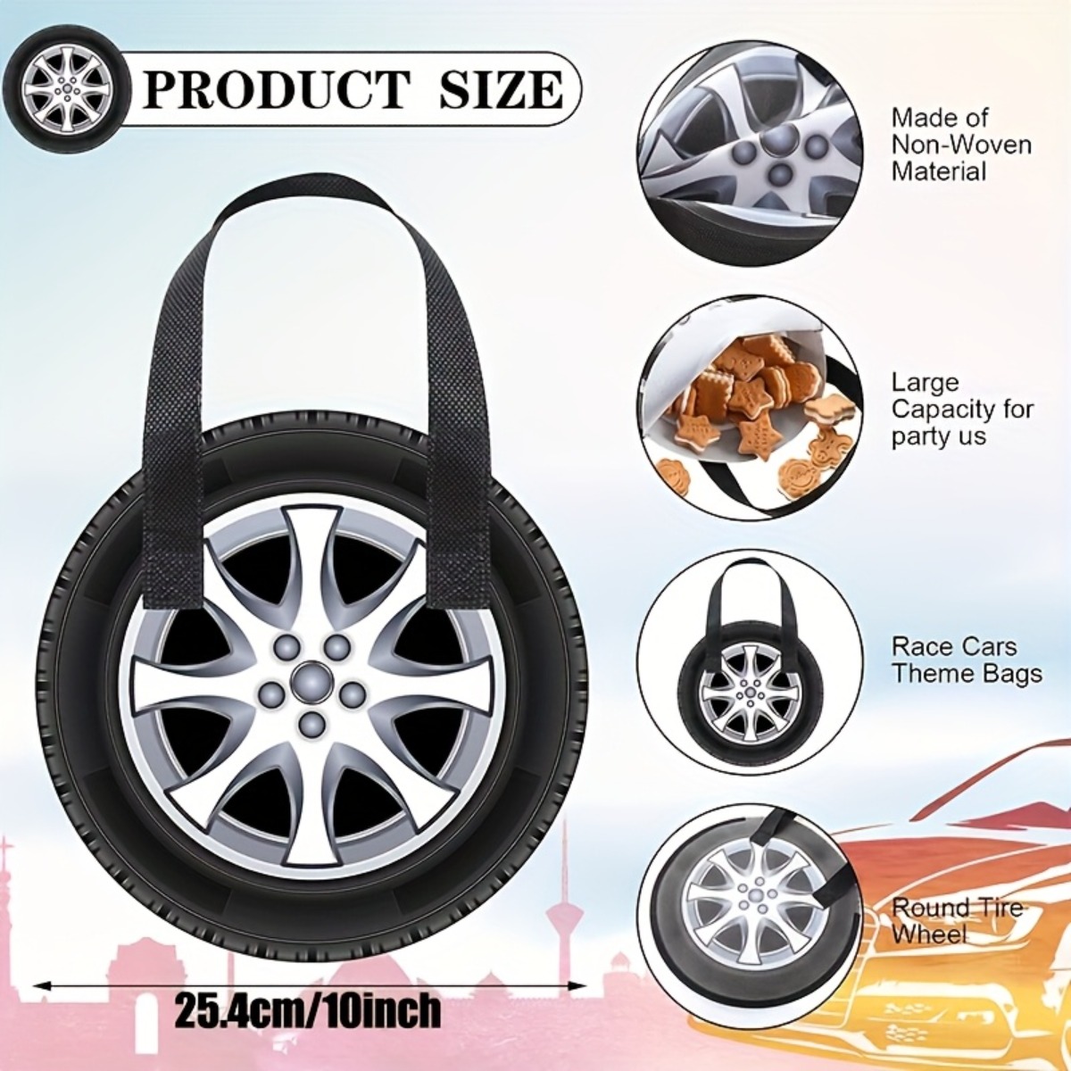 10 Borse a Forma di Auto in Te - Sack Race Bag recensione e prezzo