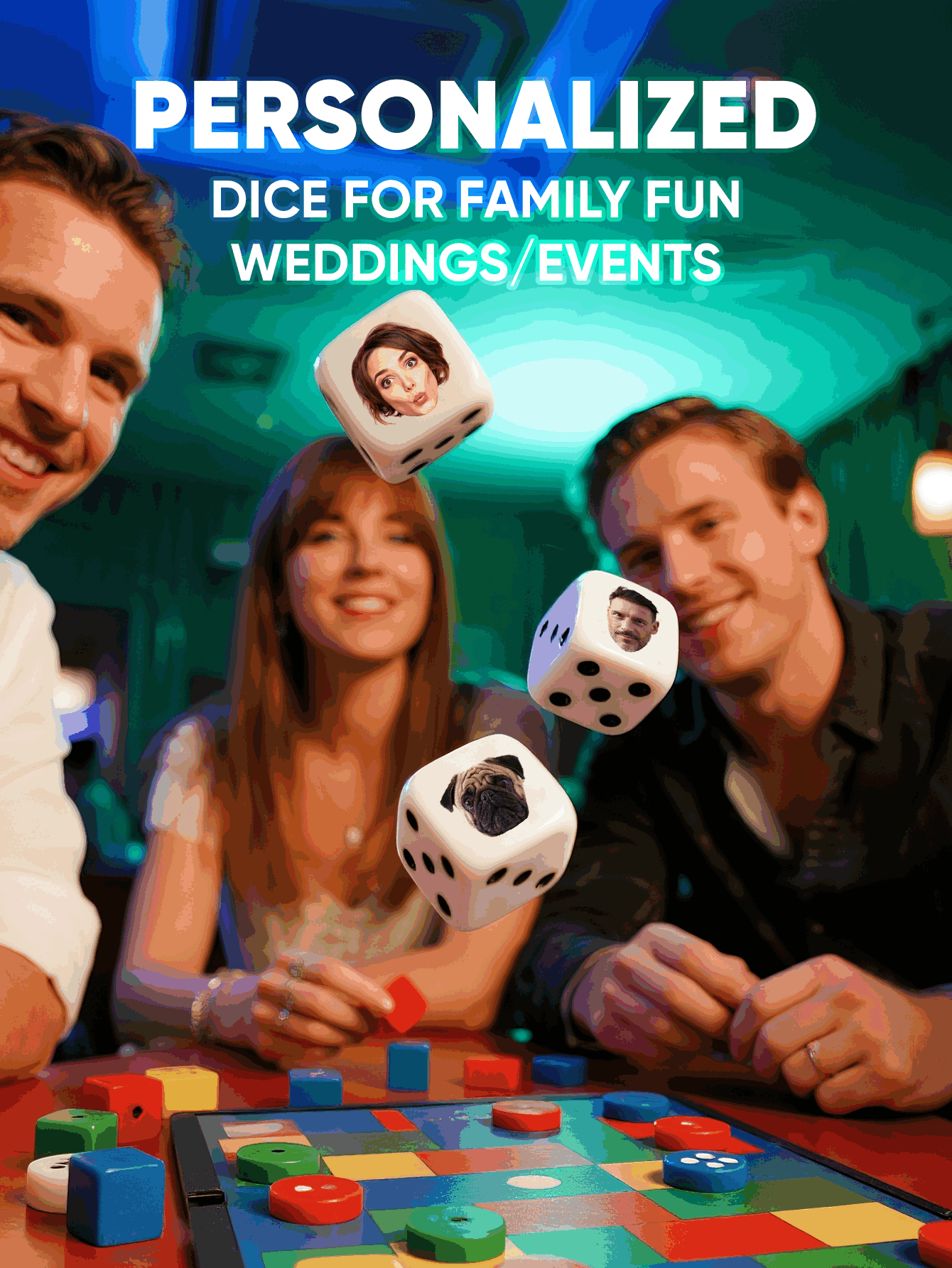 Dadi Personalizzati con Volti, - Party Games Groups recensione e prezzo
