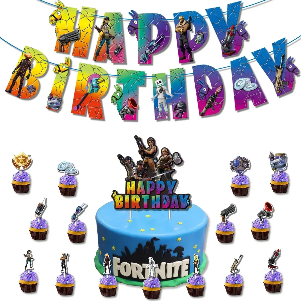 Palloncini a Tema Fortnite per - Party Games Adult Birthday recensione e prezzo