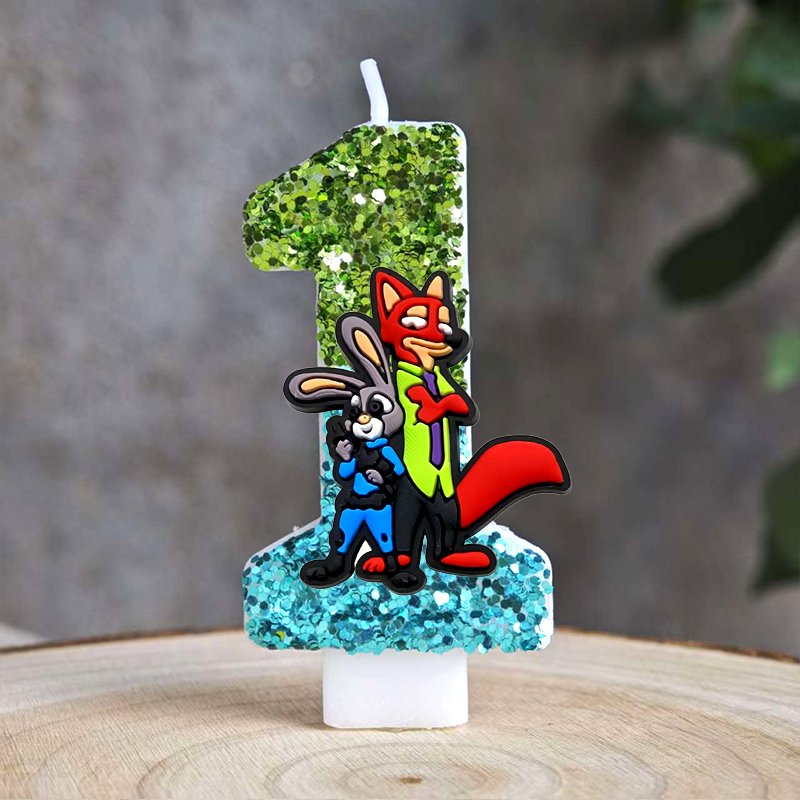 Candele a Forma di Numeri 0-9  - Zootopia Party Games recensione e prezzo