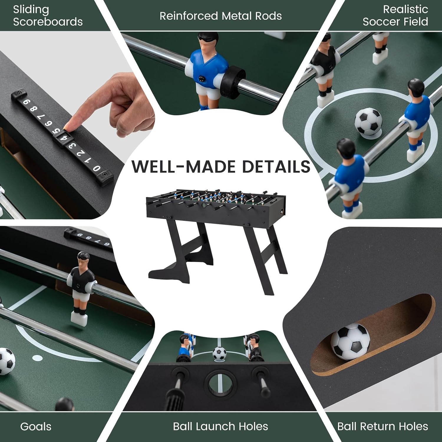 Tavolo da Calcio Balilla Piegh - Party Games Adults Indoor recensione e prezzo