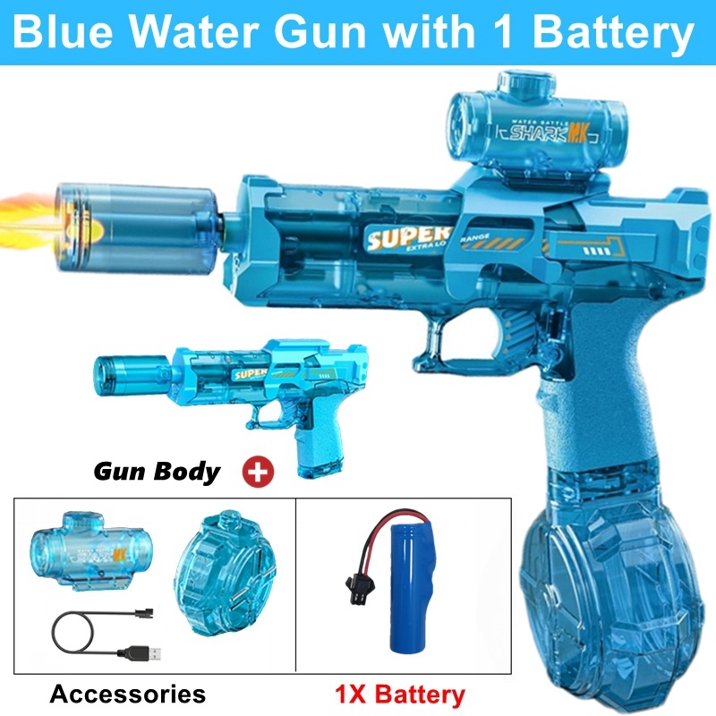 Pistola ad Acqua Elettrica - P - Party Games Kids And Adults recensione e prezzo